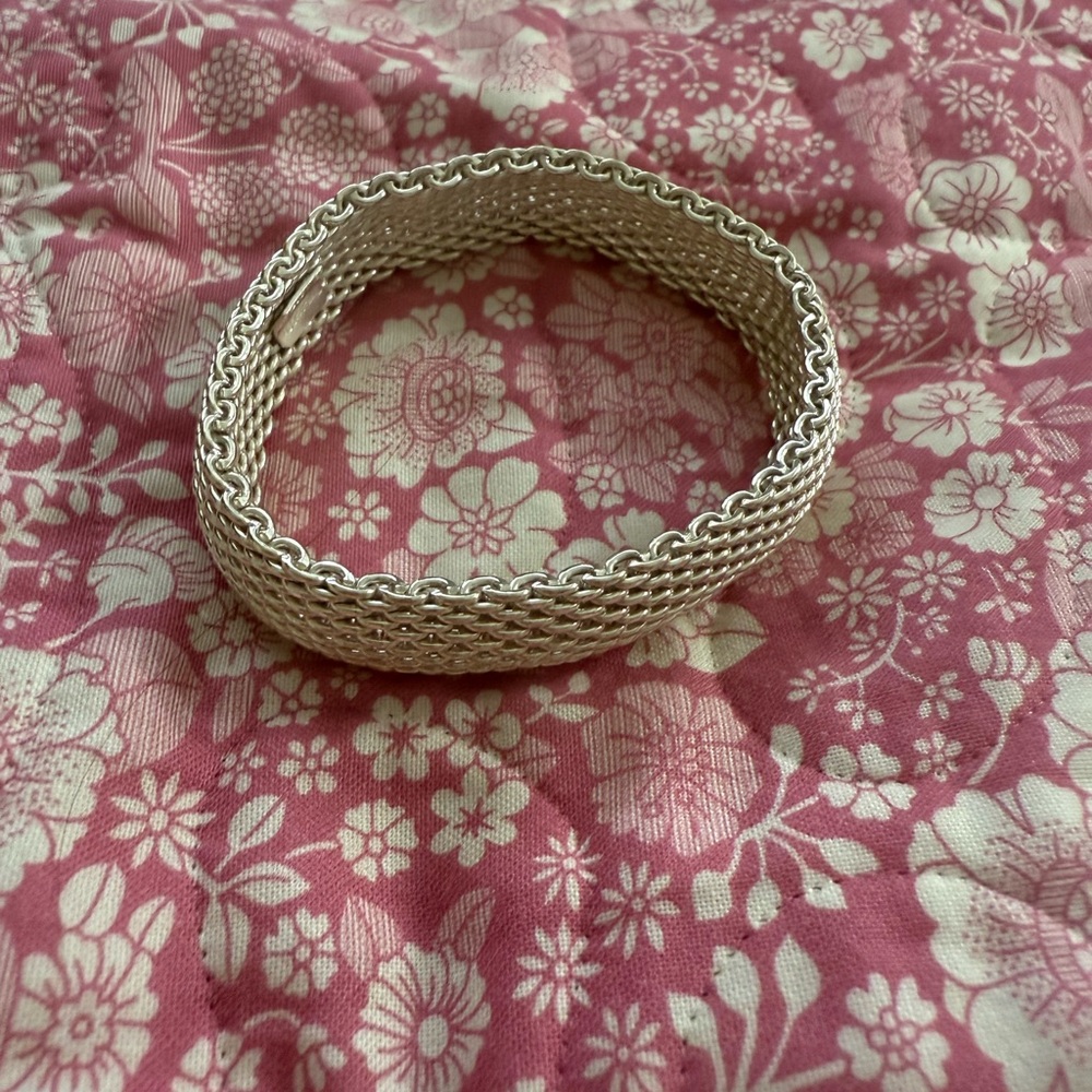 Tiffany & Co. Sterling Silver Woven Bracelet